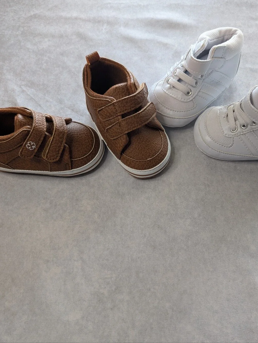 Bundle Of Two Baby Crib Shoes - Lucky Brand & Unbranded